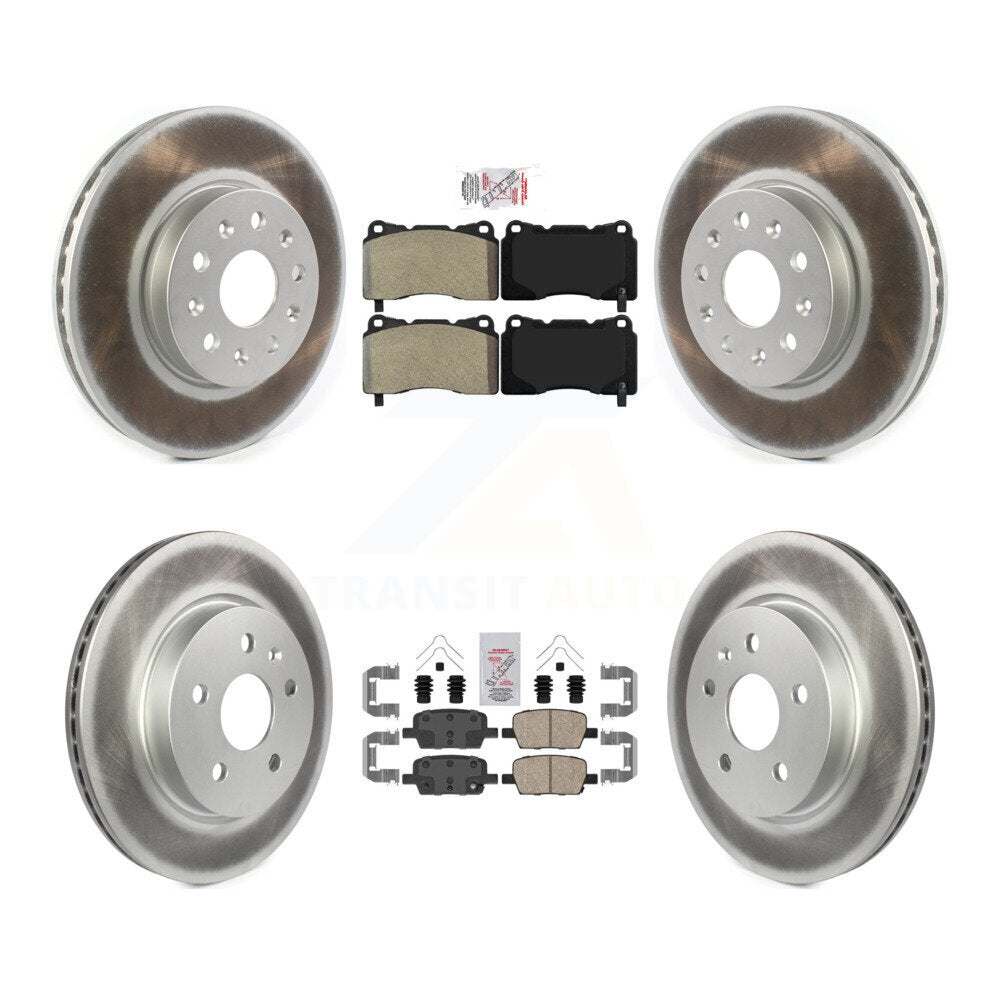 Disc Rotors and Semi-Metallic (Front) & Ceramic (Rear) Brake Pads Kit-KGA-101599 - Kit.bestparts.ca Kit.bestparts.ca