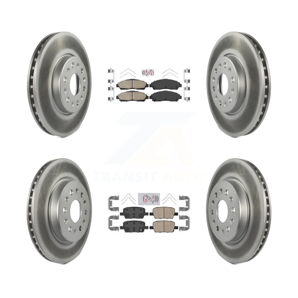 Disc Rotors and Ceramic Brake Pads Kit-KGA-101612 - Kit.bestparts.ca