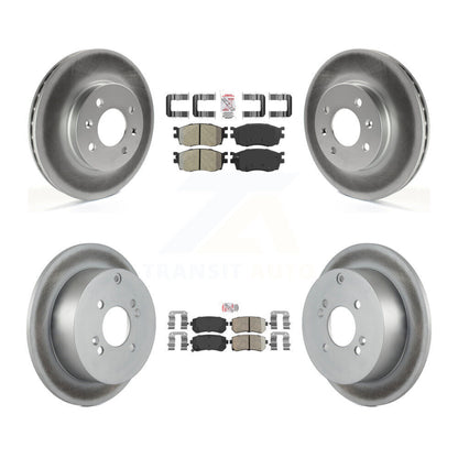 Disc Rotors and Semi-Metallic (Front) & Ceramic (Rear) Brake Pads Kit-KGA-101650 - Kit.bestparts.ca
