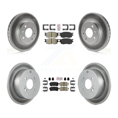 Disc Rotors and Semi-Metallic (Front) & Ceramic (Rear) Brake Pads Kit-KGA-101651 - Kit.bestparts.ca