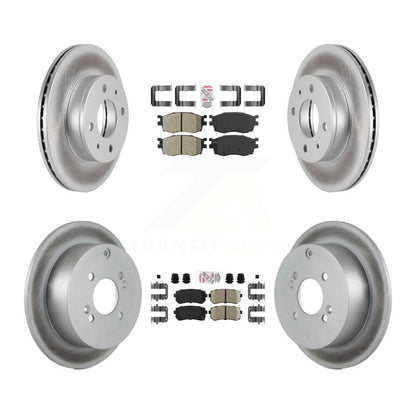 Disc Rotors and Semi-Metallic (Front) & Ceramic (Rear) Brake Pads Kit-KGA-101653 - Kit.bestparts.ca