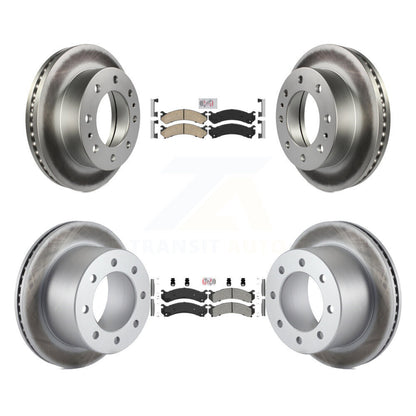 Disc Rotors and Ceramic (Front) & Semi-Metallic (Rear) Brake Pads Kit-KGA-101681 - Kit.bestparts.ca