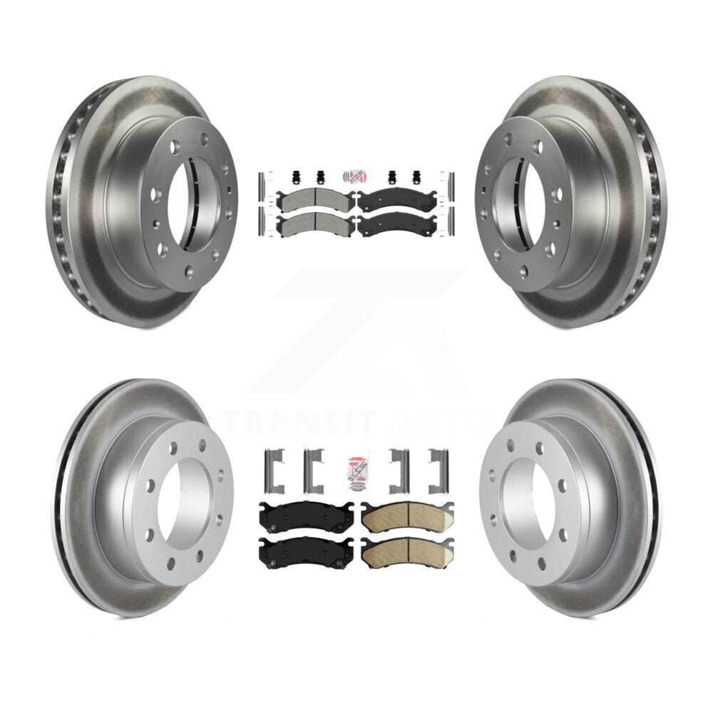 Disc Rotors and Semi-Metallic (Front) & Ceramic (Rear) Brake Pads Kit-KGA-101721 - Kit.bestparts.ca