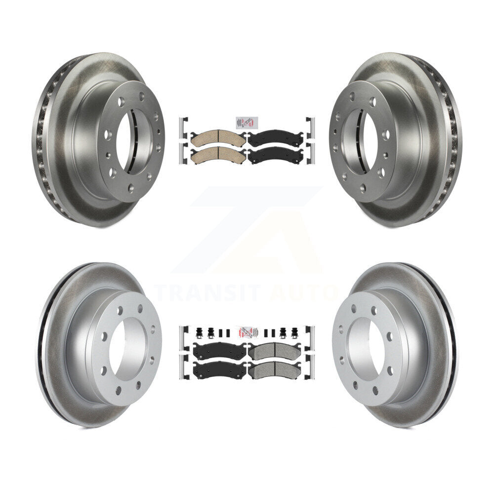 Disc Rotors and Ceramic (Front) & Semi-Metallic (Rear) Brake Pads Kit-KGA-101724 - Kit.bestparts.ca Kit.bestparts.ca
