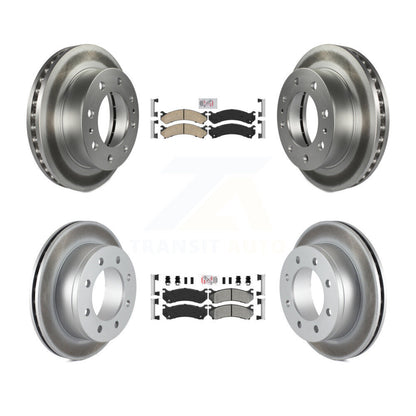 Disc Rotors and Ceramic (Front) & Semi-Metallic (Rear) Brake Pads Kit-KGA-101724 - Kit.bestparts.ca