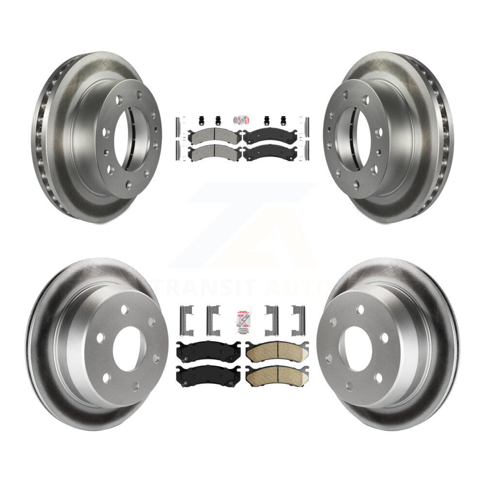 Disc Rotors and Semi-Metallic (Front) & Ceramic (Rear) Brake Pads Kit-KGA-101729 - Kit.bestparts.ca