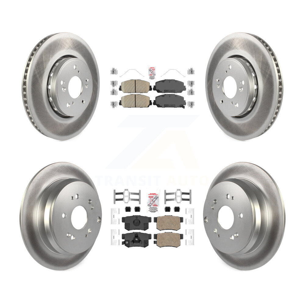 Coated Disc Rotors and Ceramic Brake Pads Kit-KGA-101781 - Kit.bestparts.ca