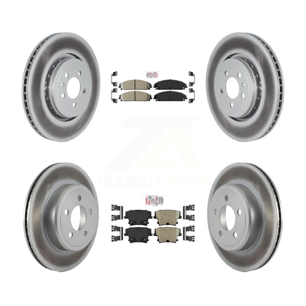 Coated Disc Rotors and Ceramic Brake Pads Kit-KGA-101807 - Kit.bestparts.ca