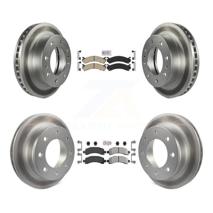 Disc Rotors and Ceramic (Front) & Semi-Metallic (Rear) Brake Pads Kit-KGA-101850 - Kit.bestparts.ca