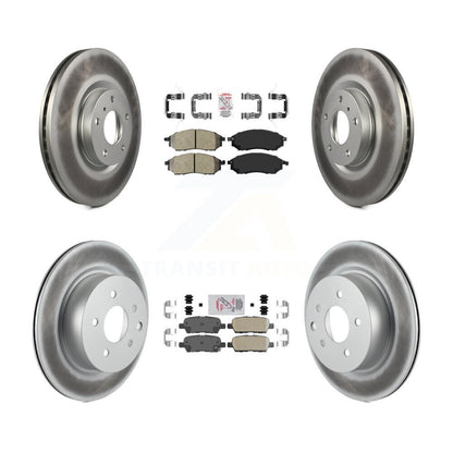 disc rotors and semi metallic front ceramic rear brake pads-kga-101886 - Kit.bestparts.ca