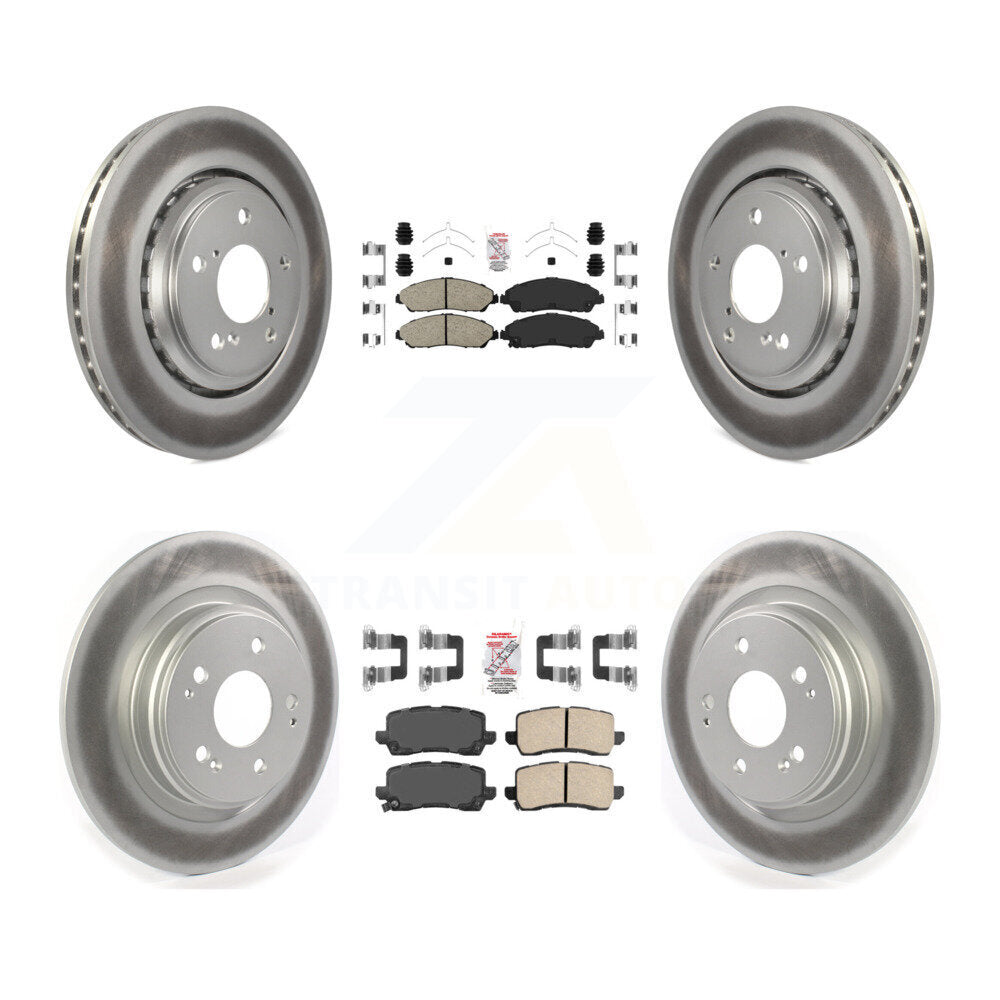 Disc Rotors and Ceramic Brake Pads Kit-KGA-102016 - Kit.bestparts.ca