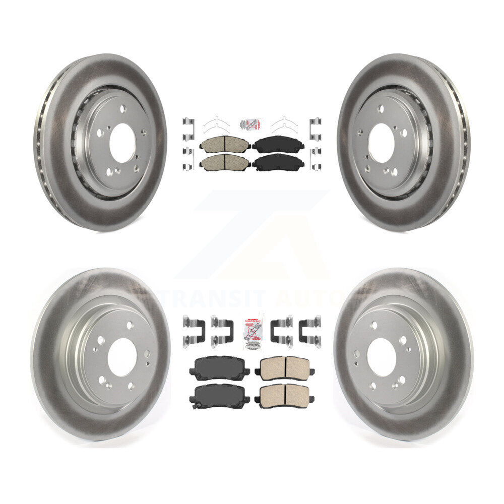 Disc Rotors and Ceramic Brake Pads Kit-KGA-102017 - Kit.bestparts.ca