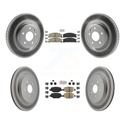 Disc Rotors and Ceramic (Front) & Semi-Metallic (Rear) Brake Pads Kit-KGA-102053 - Kit.bestparts.ca