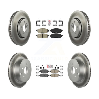 disc rotors and semi metallic front ceramic rear brake pads-kga-102126 - Kit.bestparts.ca