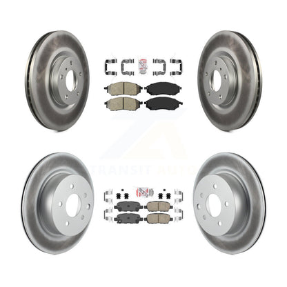 disc rotors and semi metallic front ceramic rear brake pads-kga-102137 - Kit.bestparts.ca