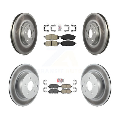 Disc Rotors and Semi-Metallic (Front) & Ceramic (Rear) Brake Pads Kit-KGA-102139 - Kit.bestparts.ca
