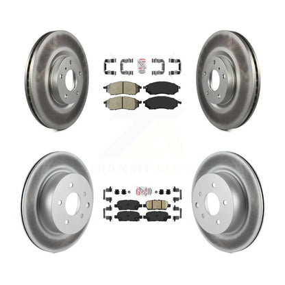 Disc Rotors and Semi-Metallic (Front) & Ceramic (Rear) Brake Pads Kit-KGA-102145 - Kit.bestparts.ca