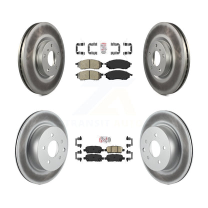 Disc Rotors and Semi-Metallic (Front) & Ceramic (Rear) Brake Pads Kit-KGA-102146 - Kit.bestparts.ca