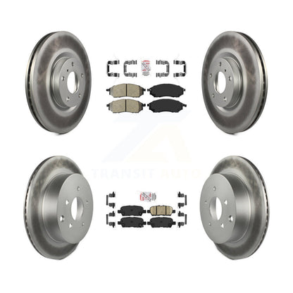 Disc Rotors and Semi-Metallic (Front) & Ceramic (Rear) Brake Pads Kit-KGA-102185 - Kit.bestparts.ca