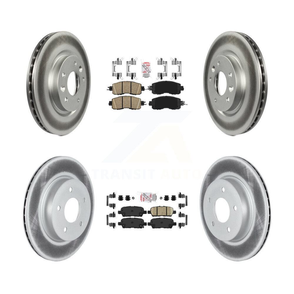 Coated Disc Rotors and Ceramic Brake Pads Kit-KGA-102203 - Kit.bestparts.ca