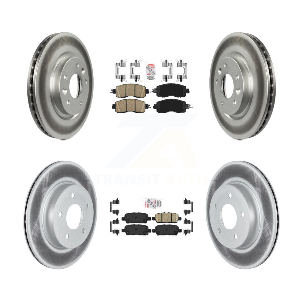 Coated Disc Rotors and Ceramic Brake Pads Kit-KGA-102205 - Kit.bestparts.ca
