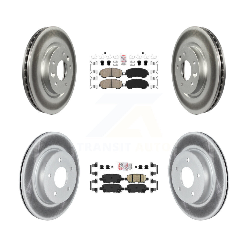 Coated Disc Rotors and Ceramic Brake Pads Kit-KGA-102215 - Kit.bestparts.ca Kit.bestparts.ca