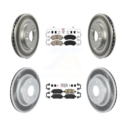Coated Disc Rotors and Ceramic Brake Pads Kit-KGA-102215 - Kit.bestparts.ca