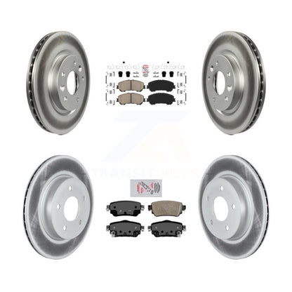 Coated Disc Rotors and Ceramic Brake Pads Kit-KGA-102221 - Kit.bestparts.ca