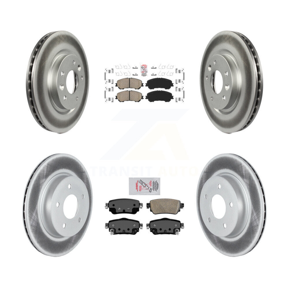 Coated Disc Rotors and Ceramic Brake Pads Kit-KGA-102222 - Kit.bestparts.ca Kit.bestparts.ca