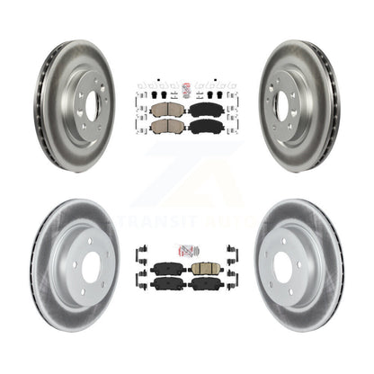 Coated Disc Rotors and Ceramic Brake Pads Kit-KGA-102225 - Kit.bestparts.ca