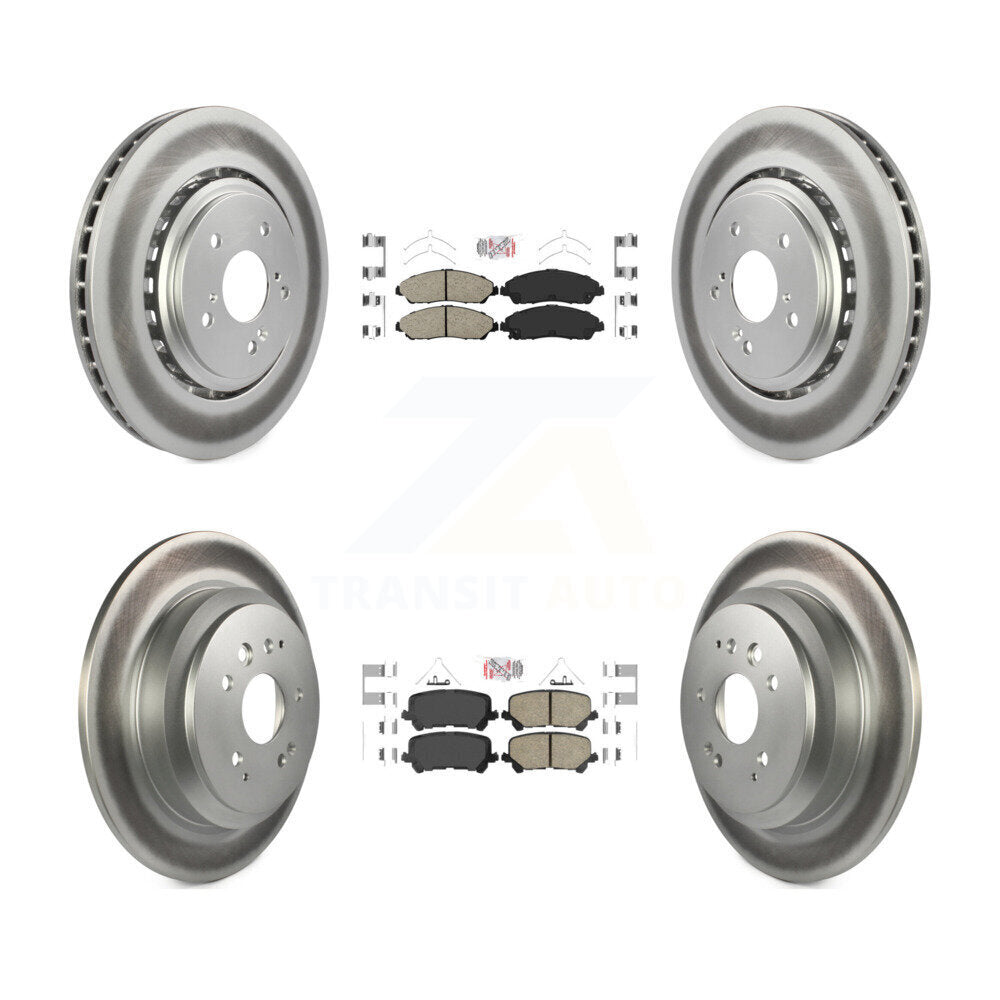 Disc Rotors and Ceramic Brake Pads Kit-KGA-102256 - Kit.bestparts.ca