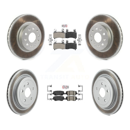 Disc Rotors and Semi-Metallic (Front) & Ceramic (Rear) Brake Pads Kit-KGA-102307 - Kit.bestparts.ca