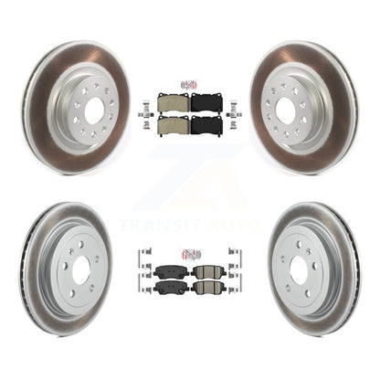 Disc Rotors and Semi-Metallic (Front) & Ceramic (Rear) Brake Pads Kit-KGA-102308 - Kit.bestparts.ca