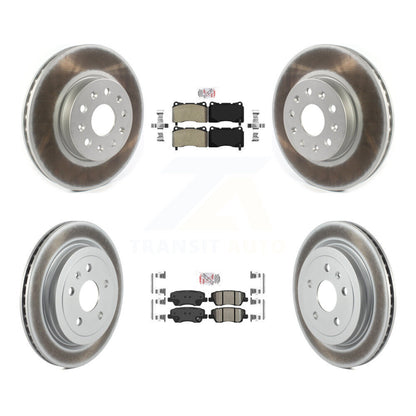 Disc Rotors and Semi-Metallic (Front) & Ceramic (Rear) Brake Pads Kit-KGA-102309 - Kit.bestparts.ca