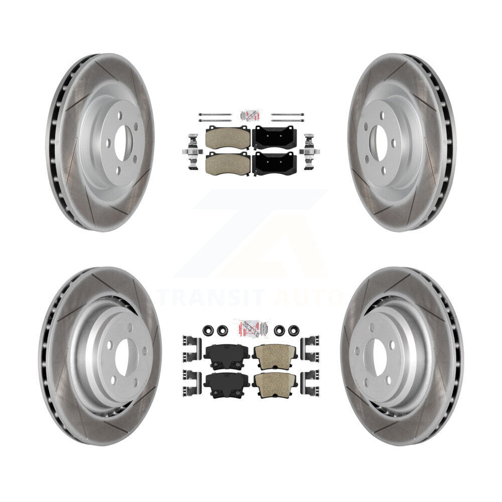 disc rotors and semi metallic front ceramic rear brake pads-kga-102363 - Kit.bestparts.ca