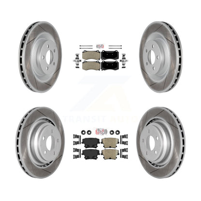 disc rotors and semi metallic front ceramic rear brake pads-kga-102363 - Kit.bestparts.ca