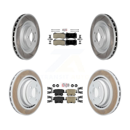 disc rotors and semi metallic front ceramic rear brake pads-kga-102365 - Kit.bestparts.ca
