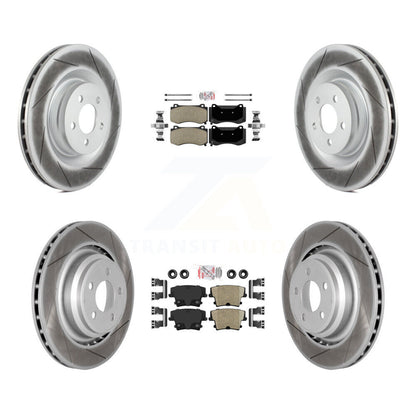 disc rotors and semi metallic front ceramic rear brake pads-kga-102367 - Kit.bestparts.ca