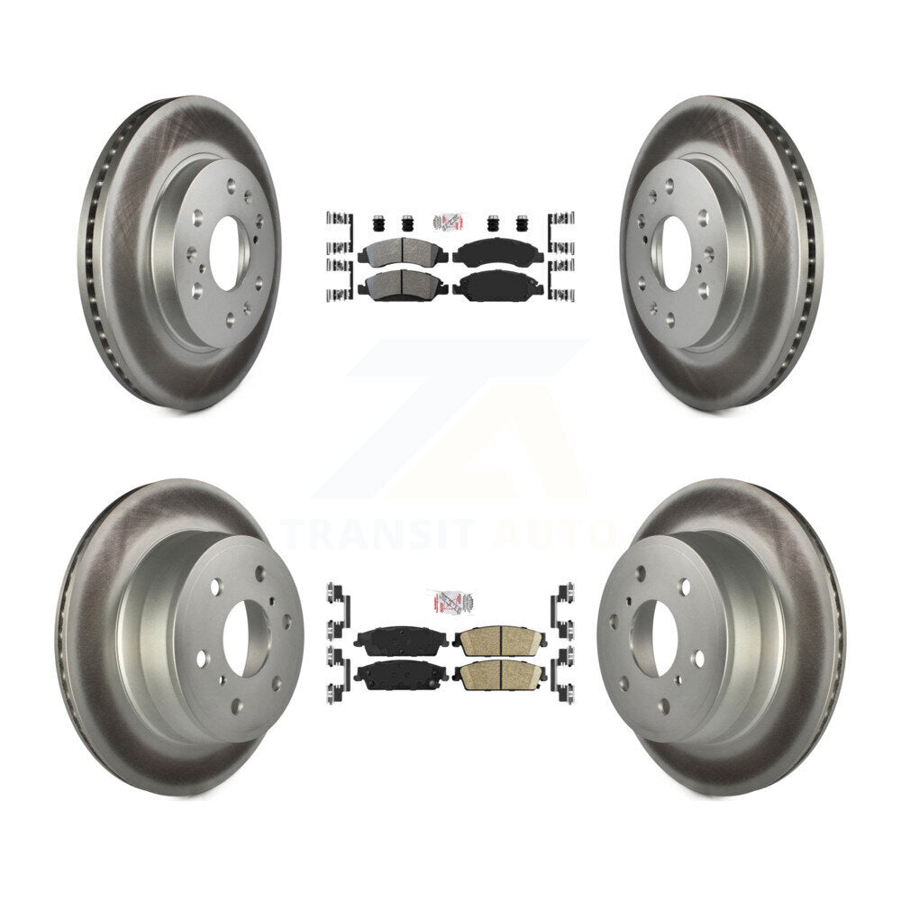 Disc Rotors and Semi-Metallic (Front) & Ceramic (Rear) Brake Pads Kit-KGA-102394 - Kit.bestparts.ca Kit.bestparts.ca