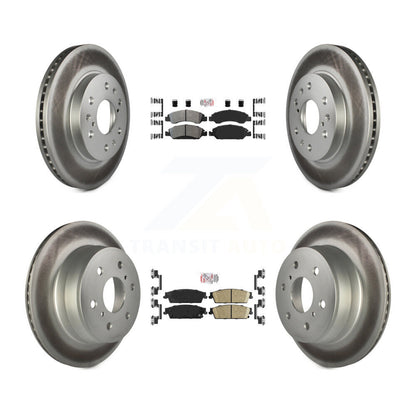 Disc Rotors and Semi-Metallic (Front) & Ceramic (Rear) Brake Pads Kit-KGA-102394 - Kit.bestparts.ca