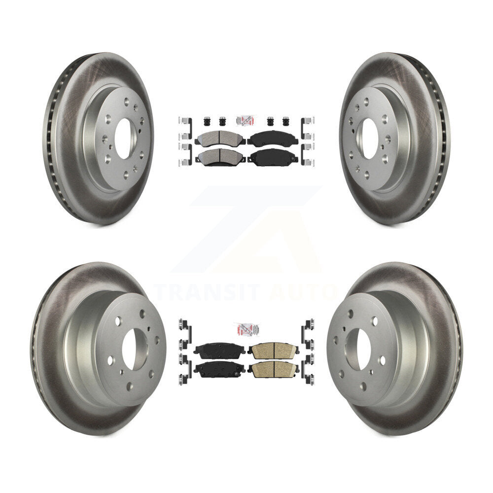 disc rotors and semi metallic front ceramic rear brake pads-kga-102399 - Kit.bestparts.ca