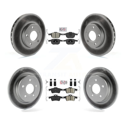 Disc Rotors and Semi-Metallic (Front) & Ceramic (Rear) Brake Pads Kit-KGA-102414 - Kit.bestparts.ca