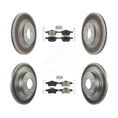 Disc Rotors and Semi-Metallic (Front) & Ceramic (Rear) Brake Pads Kit-KGA-102418 - Kit.bestparts.ca