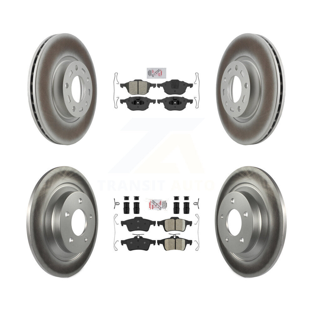 Disc Rotors and Semi-Metallic (Front) & Ceramic (Rear) Brake Pads Kit-KGA-102420 - Kit.bestparts.ca Kit.bestparts.ca