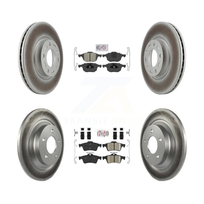 Disc Rotors and Semi-Metallic (Front) & Ceramic (Rear) Brake Pads Kit-KGA-102420 - Kit.bestparts.ca