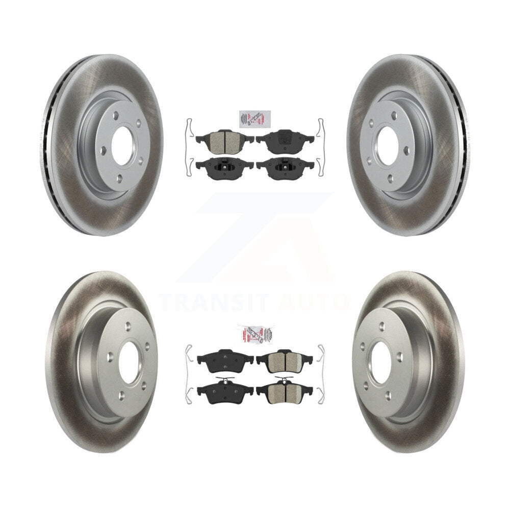 Disc Rotors and Semi-Metallic (Front) & Ceramic (Rear) Brake Pads Kit-KGA-102424 - Kit.bestparts.ca Kit.bestparts.ca