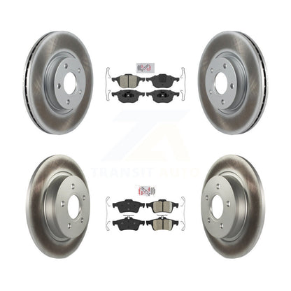 Disc Rotors and Semi-Metallic (Front) & Ceramic (Rear) Brake Pads Kit-KGA-102424 - Kit.bestparts.ca
