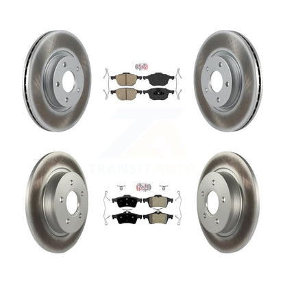 Disc Rotors and Ceramic (Front) & Semi-Metallic (Rear) Brake Pads Kit-KGA-102429 - Kit.bestparts.ca