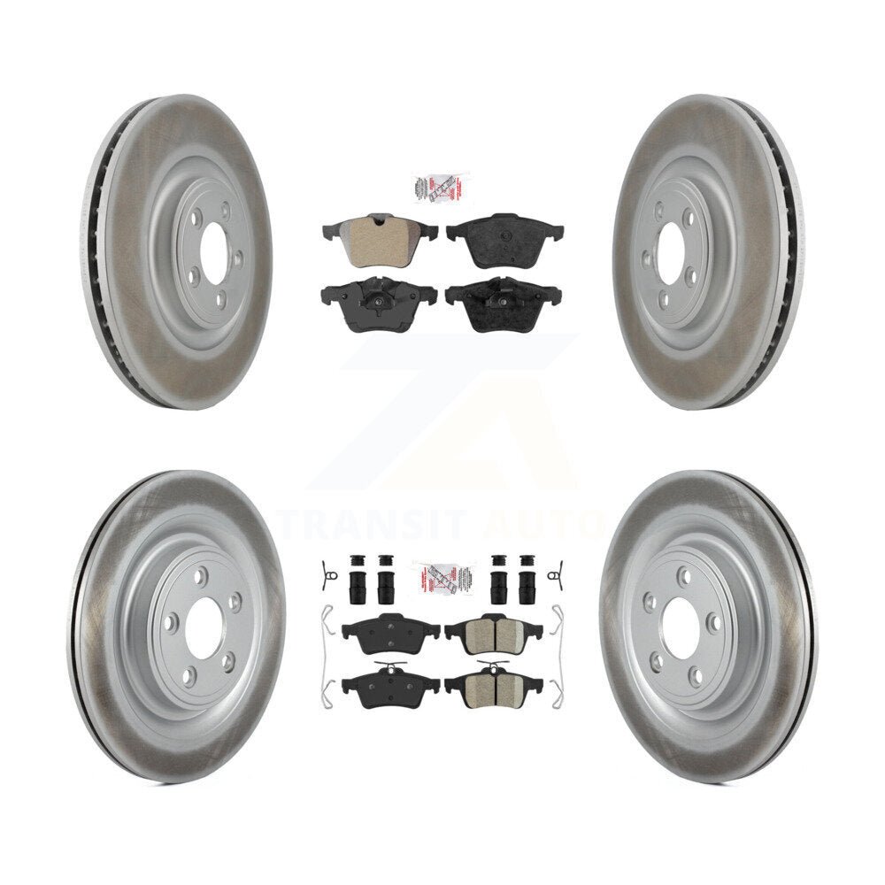 Disc Rotors and Semi-Metallic (Front) & Ceramic (Rear) Brake Pads Kit-KGA-102431 - Kit.bestparts.ca Kit.bestparts.ca