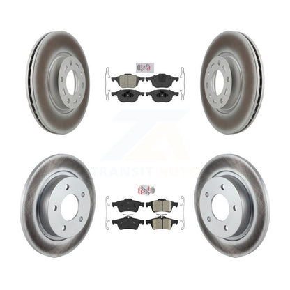 Disc Rotors and Semi-Metallic (Front) & Ceramic (Rear) Brake Pads Kit-KGA-102435 - Kit.bestparts.ca